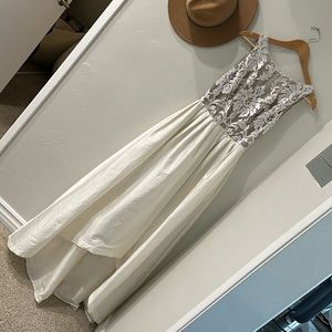 Beautiful Gown with embroidery detailing